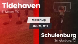 Matchup: Tidehaven High vs. Schulenburg  2019