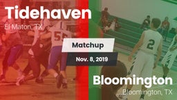 Matchup: Tidehaven High vs. Bloomington  2019