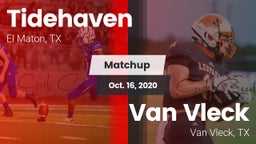 Matchup: Tidehaven High vs. Van Vleck  2020
