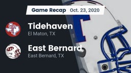 Recap: Tidehaven  vs. East Bernard  2020