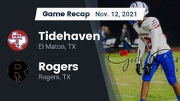 Recap: Tidehaven  vs. Rogers  2021