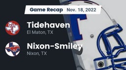 Recap: Tidehaven  vs. Nixon-Smiley  2022
