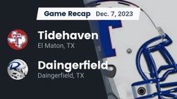Recap: Tidehaven  vs. Daingerfield  2023