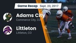 Recap: Adams City  vs. Littleton  2017
