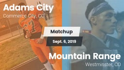 Matchup: Adams City High vs. Mountain Range  2019