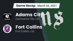 Recap: Adams City  vs. Fort Collins  2021