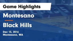 Montesano  vs Black Hills Game Highlights - Dec 13, 2016