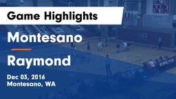 Montesano  vs Raymond Game Highlights - Dec 03, 2016