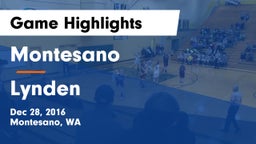 Montesano  vs Lynden  Game Highlights - Dec 28, 2016