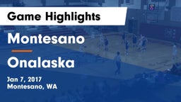 Montesano  vs Onalaska  Game Highlights - Jan 7, 2017