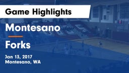 Montesano  vs Forks  Game Highlights - Jan 13, 2017