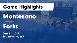 Montesano  vs Forks  Game Highlights - Jan 31, 2017