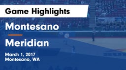 Montesano  vs Meridian  Game Highlights - March 1, 2017