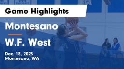Montesano  vs W.F. West  Game Highlights - Dec. 13, 2023