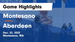 Montesano  vs Aberdeen  Game Highlights - Dec. 22, 2023