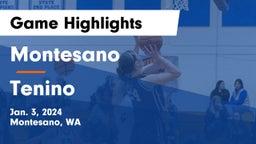 Montesano  vs Tenino  Game Highlights - Jan. 3, 2024