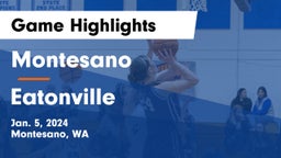 Montesano  vs Eatonville  Game Highlights - Jan. 5, 2024
