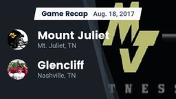 Recap: Mount Juliet  vs. Glencliff  2017