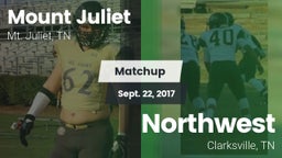 Matchup: Mt. Juliet vs. Northwest  2017