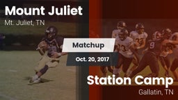 Matchup: Mt. Juliet vs. Station Camp 2017