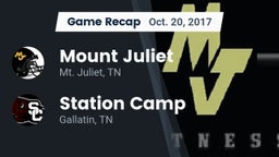 Recap: Mount Juliet  vs. Station Camp 2017