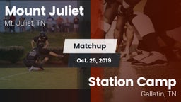 Matchup: Mt. Juliet vs. Station Camp 2019