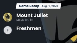 Recap: Mount Juliet  vs. Freshmen 2020