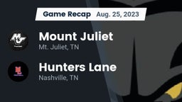 Recap: Mount Juliet  vs. Hunters Lane  2023
