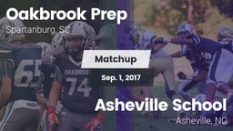 Matchup: Oakbrook Prep High vs. Asheville School 2017