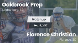 Matchup: Oakbrook Prep High vs. Florence Christian  2017