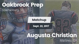 Matchup: Oakbrook Prep High vs. Augusta Christian  2017