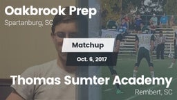 Matchup: Oakbrook Prep High vs. Thomas Sumter Academy 2017