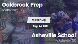 Matchup: Oakbrook Prep High vs. Asheville School 2018