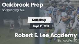 Matchup: Oakbrook Prep High vs. Robert E. Lee Academy 2018