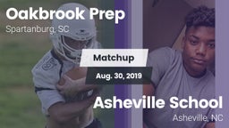 Matchup: Oakbrook Prep High vs. Asheville School 2019