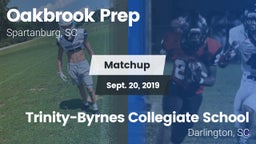 Matchup: Oakbrook Prep High vs. Trinity-Byrnes Collegiate School 2019