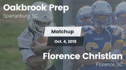 Matchup: Oakbrook Prep High vs. Florence Christian  2019