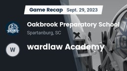 Recap: Oakbrook Preparatory School vs. wardlaw Academy 2023