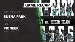 Recap: Buena Park  vs. Pioneer  2016
