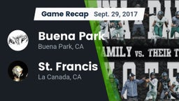 Recap: Buena Park  vs. St. Francis  2017