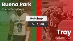 Matchup: Buena Park High vs. Troy  2017