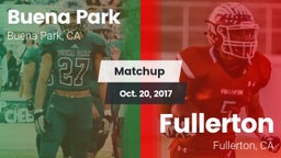 Matchup: Buena Park High vs. Fullerton  2017
