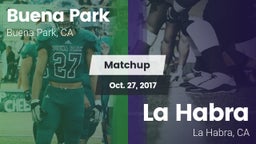 Matchup: Buena Park High vs. La Habra  2017