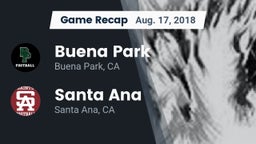 Recap: Buena Park  vs. Santa Ana  2018