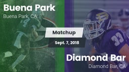 Matchup: Buena Park High vs. Diamond Bar  2018