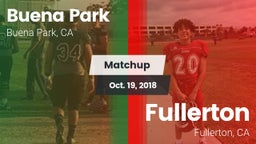 Matchup: Buena Park High vs. Fullerton  2018