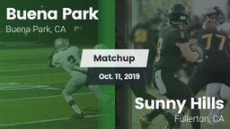 Matchup: Buena Park High vs. Sunny Hills  2019