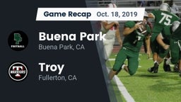 Recap: Buena Park  vs. Troy  2019