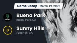 Recap: Buena Park  vs. Sunny Hills  2021