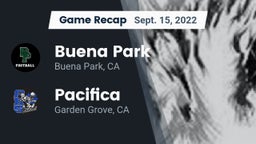 Recap: Buena Park  vs. Pacifica  2022